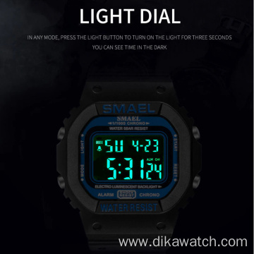 SMAEL Digital Watch Men Sports Watches LED Military
